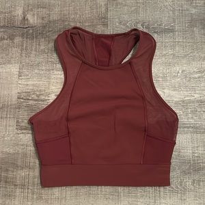 Lululemon mesh longline sports bra